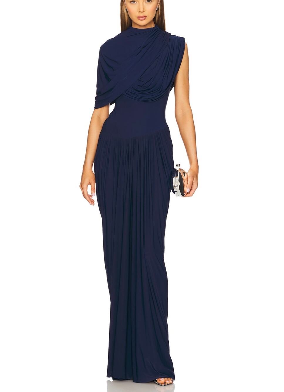 NEW NWT Deme by Gabriella Bloom Dress in Navy Blue Size XS